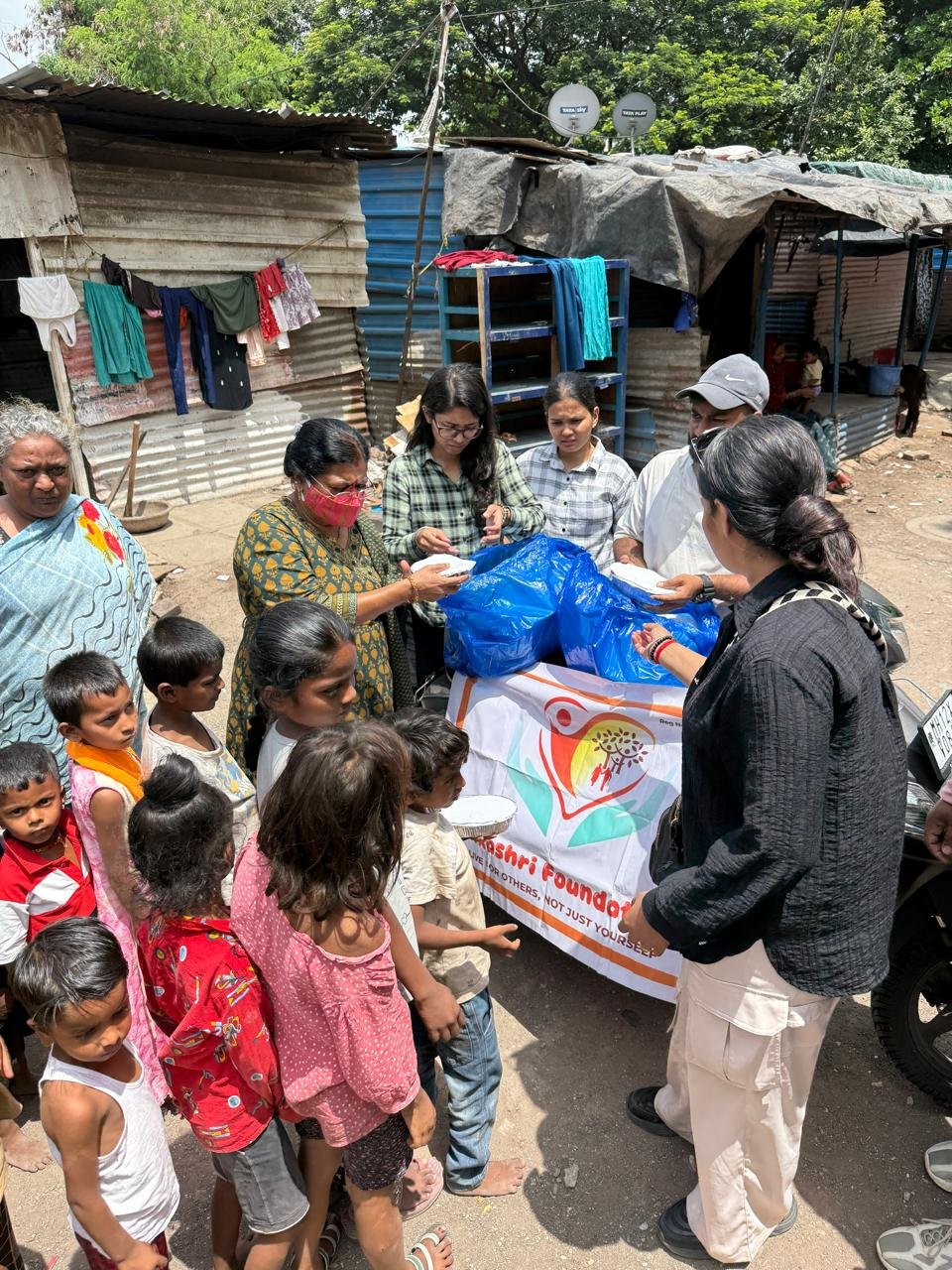 Alkashri Foundation community outreach in Majalgaon, Beed